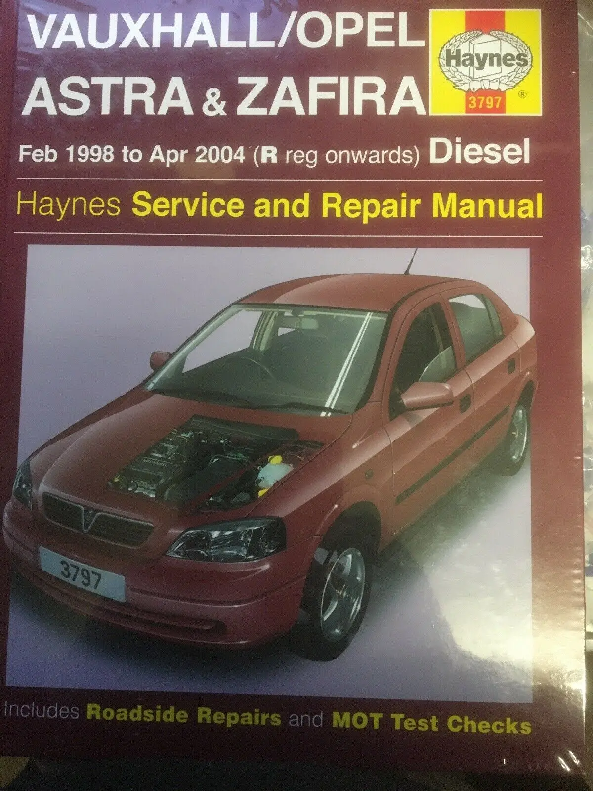 Haynes Workshop Manual - Vauxhall/Opel Astra & Zafira Feb 1998 - April 2004 Diesel Models 1