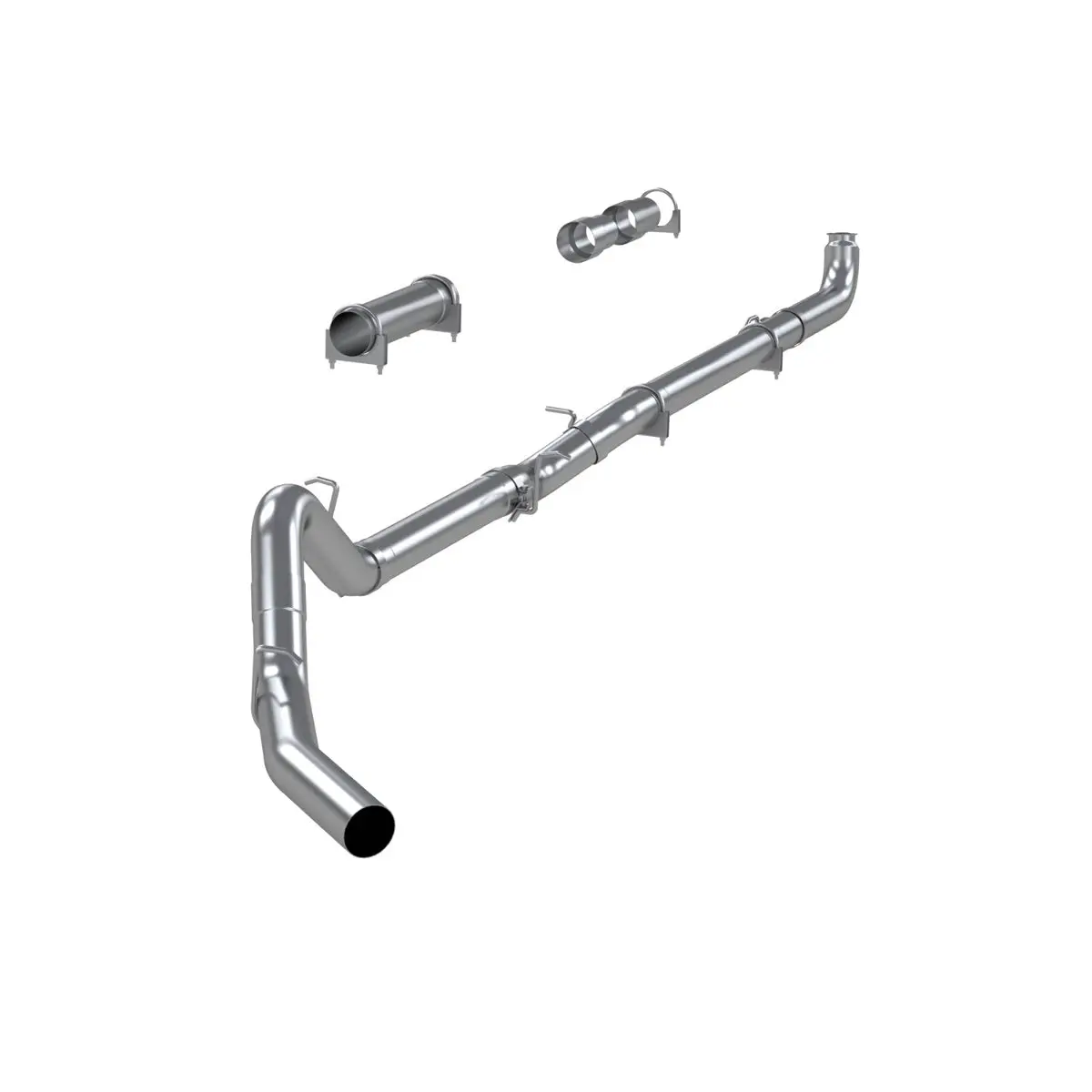Mbrp S6004plm Plm Series 4" Down Pipe Cat Back Exhaust System For 2001-2007 Duramax 2500/3500 1