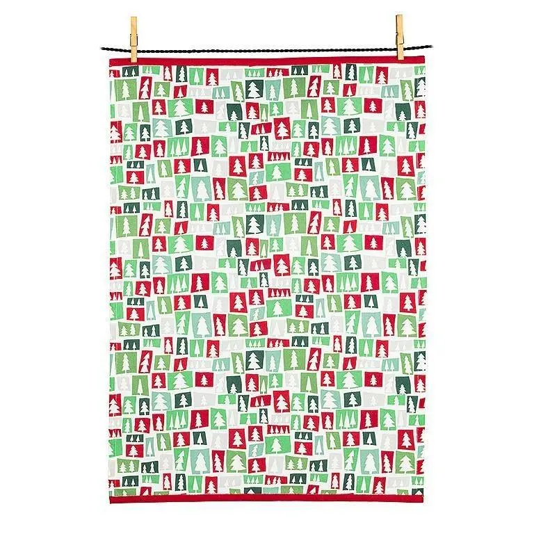 Modern Trees Kitchen Tea Towel  20X28" 1