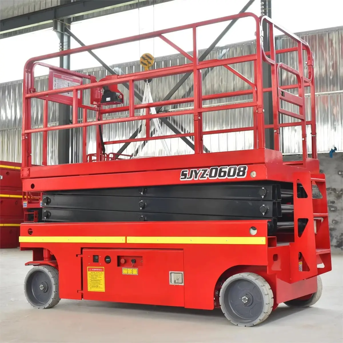 Scissor Lift With Platform Stand Height 6M Dc #Sjyz0608 Working Height 8M | Model: Pt-Sjyz0608 1
