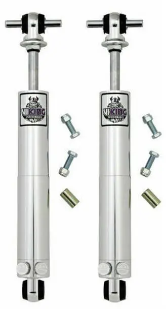 1960-1965 Ford Ranchero Viking Double Adjustable Smooth Shocks For Dropped Ride Height (1.5"-3.0" Drop) 1