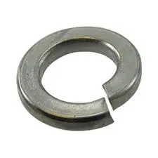 M12 Din127b Split Lock Washers Thru-Hardened Zinc-Blue 100Bx 1