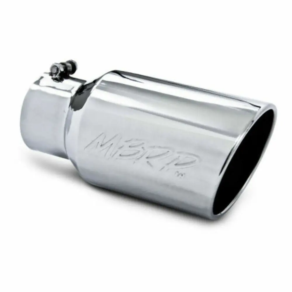 Mbrp 4" To 6" Rolled Angled Cut Polished Stainless Exhaust Tip T5073 1