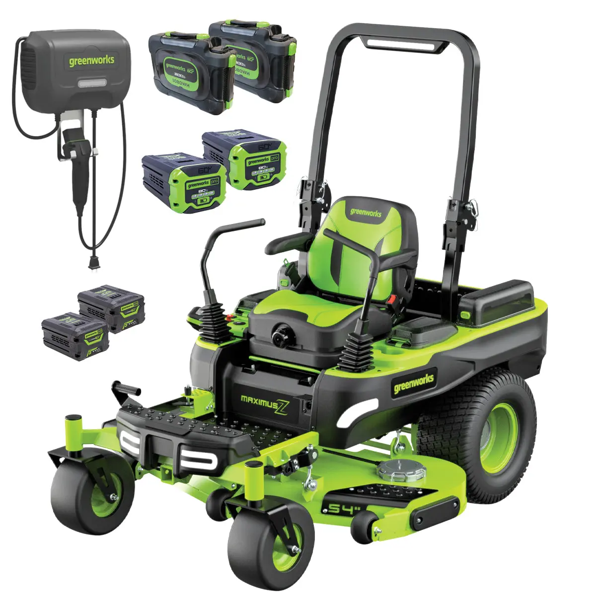 Greenworks Mz546 60V Maximusz 54" Zero Turn Mower [7405007Au] - Ultra Performance, Better Than Petrol™ 1