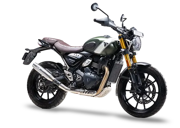 Triumph Speed 400, T4, Scrambler 400X, And Scrambler 400Xc Silver Stallion Performance Exhaust (Blaze) 1
