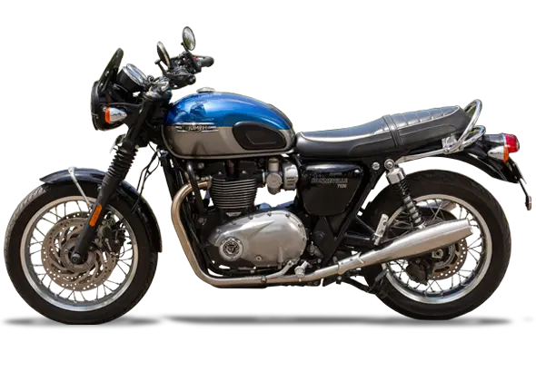 Triumph T120 (1200) Bonne Full System Silver Stallion Performance Exhaust 1