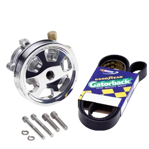 Billet Specialties Power Steering Ad-On Kits For Tru Trac Serpentine Kits 1