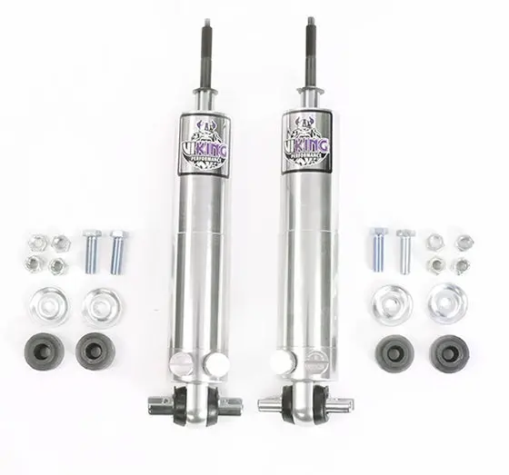 1962-1965 Ford Fairlane Viking Double Adjustable Smooth Shocks For Dropped Ride Height (1.5"-3.0" Drop) 2
