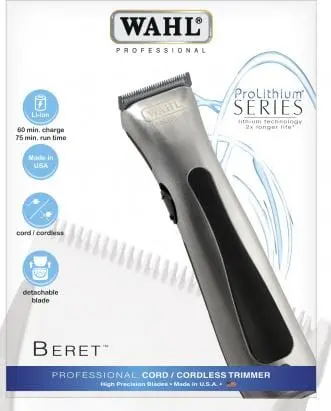 Wahl Lithium Ion Beret™ Professional Cordless Trimmer #56308 1