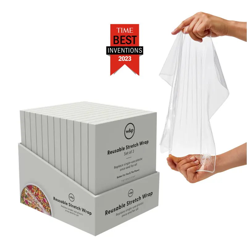 W&P Silicone Stretch Wrap - Set Of 3  Time Best Invention 2023 1