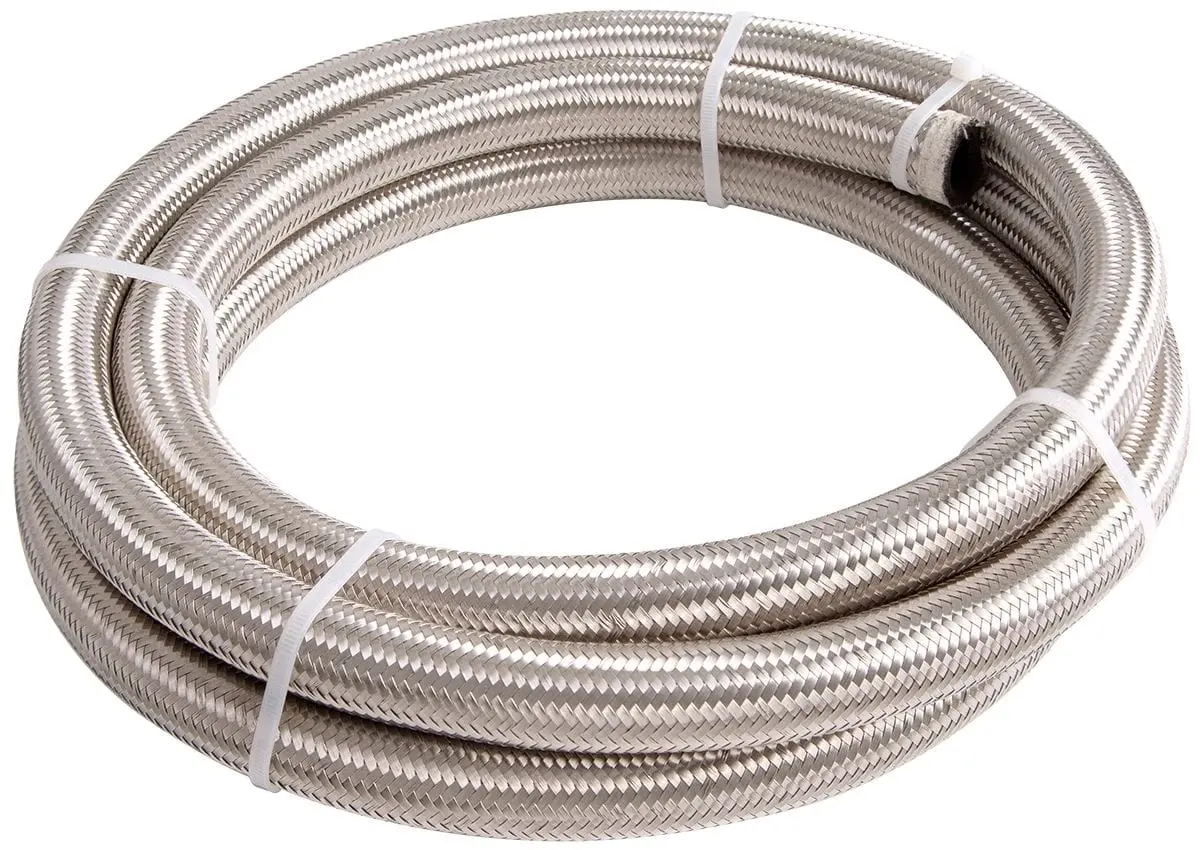 100-Series Stainless Braided An-8 Hose – Flexible, High-Pressure Rated (Af100-08-2M) 1
