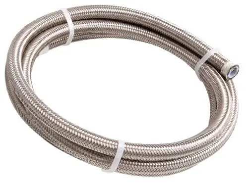 Af200-10-3M – 10An Ptfe-Lined Stainless Steel Braided Hose (3-Meter) 1