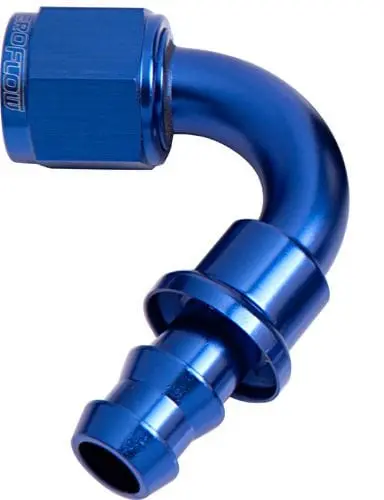 400 Series Push-Lock Hose End – 120° Swivel, -12An Size (Af404-12) 1