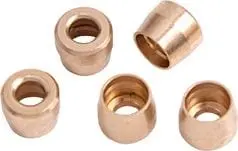 Brass Ptfe Hose Fitting Inserts For -8An Lines (5-Piece Pack) – Model Af299-08 1