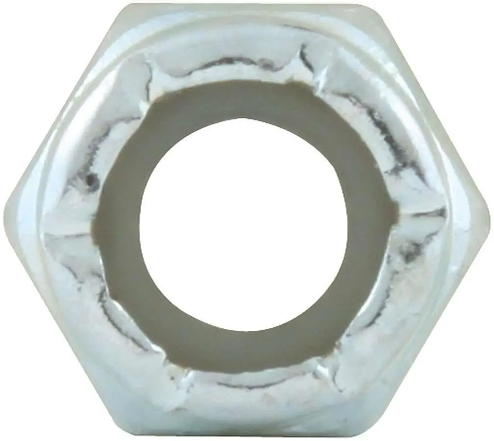 Allstar Performance All16070-10 Nylon-Locking Hex Nuts (10-Pack) 1