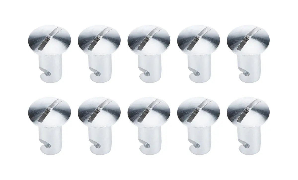 Allstar Performance Oval Head Button Fasteners – All19276, Low-Profile Hardware For Race Applications 1