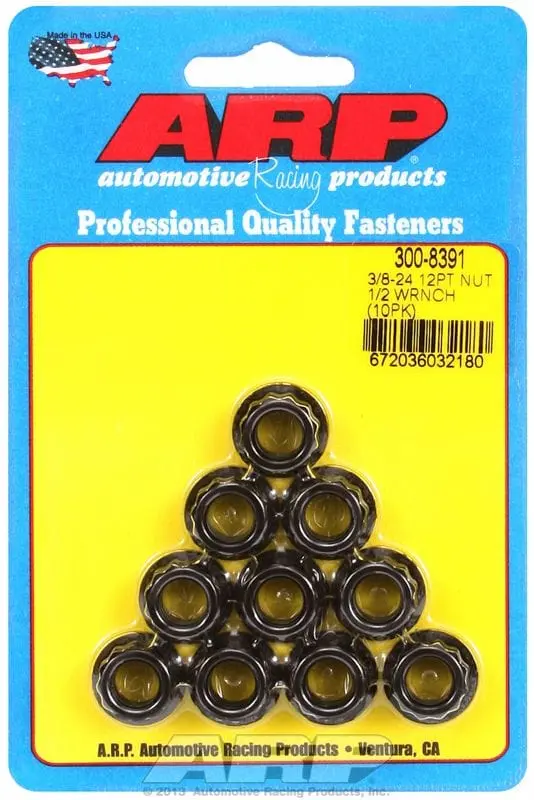 12-Point Chrome Moly Nut – Black Oxide Finish, High-Strength (Ar300-8391) 1