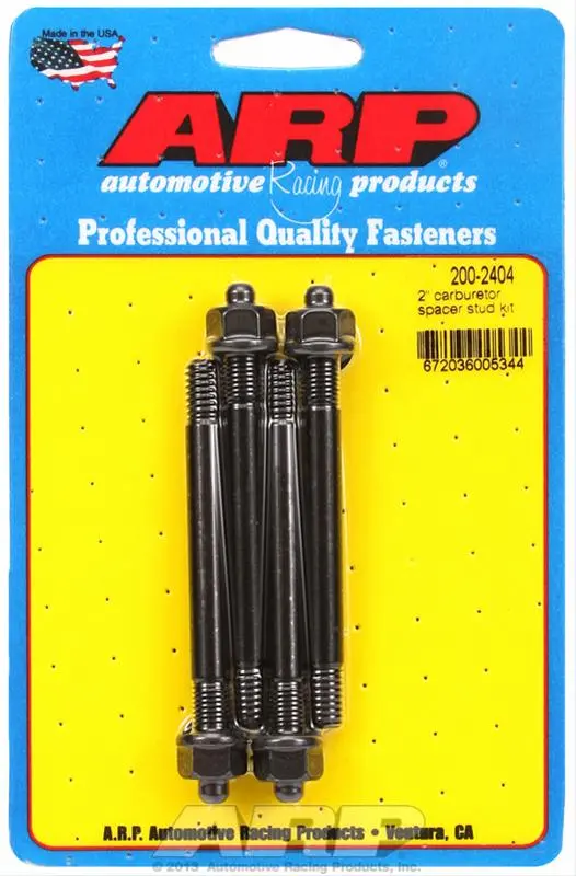 Arp Precision Carburetor Stud Kit – Heat-Treated Steel, 200-2404 2