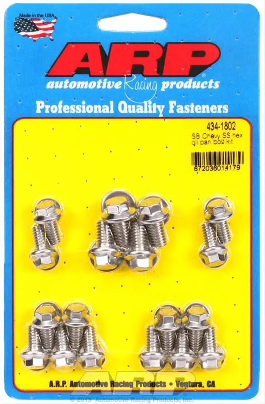 Arp Oil Pan Bolt Kit – Precision Fasteners For Engine Assembly – 434-1802 1