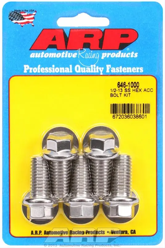 Arp Stainless Steel High-Strength Bolts – 646-1000 1