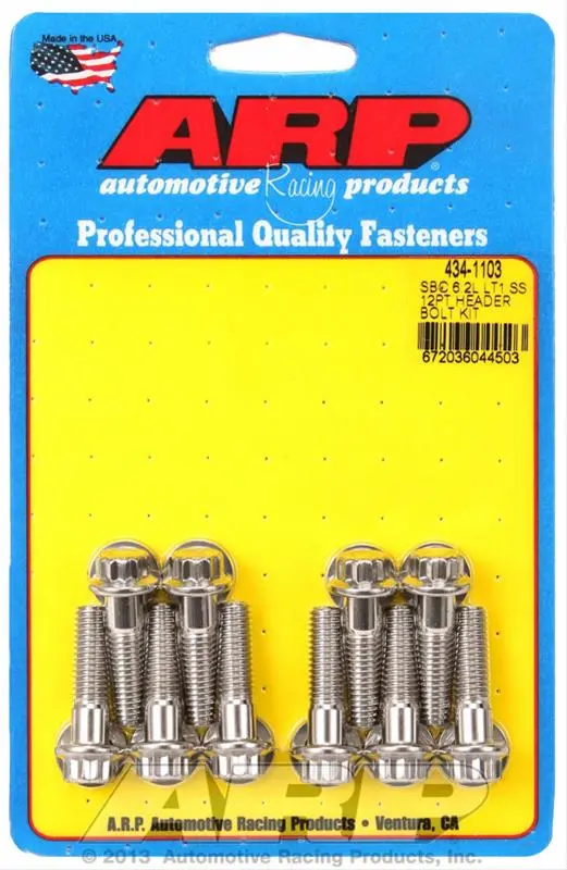 Arp 434-1103 Stainless Header Bolts – Corrosion-Resistant Exhaust Fasteners 1