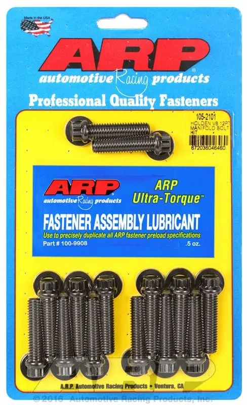 Intake Manifold Bolt Kit – 12-Point Black Oxide Fasteners – Ar105-2101 1