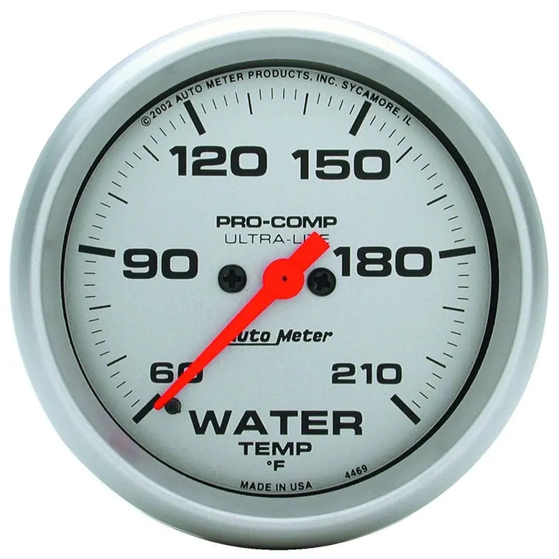 Ultra-Lite Water Temperature Gauge – 2-1/16" Autometer Au4469 1