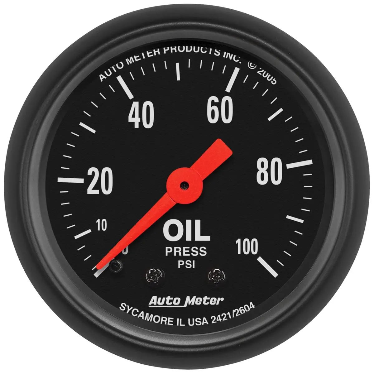 Autometer Z-Series Analog Performance Gauges – 2-1/16" Dial – Model 2604 1