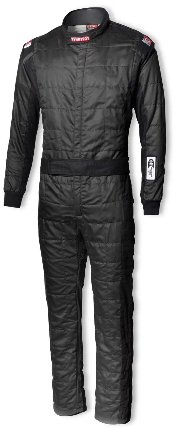 Sportsman Deluxe Sfi 3.2A/5 Race Suit – Two-Layer Black Fire-Retardant Design 1