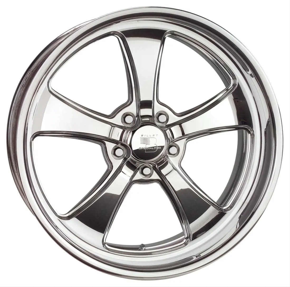 Billet Specialties Slg602056133N Chrome-Laced Drag Wheel – 15X6.5" 1