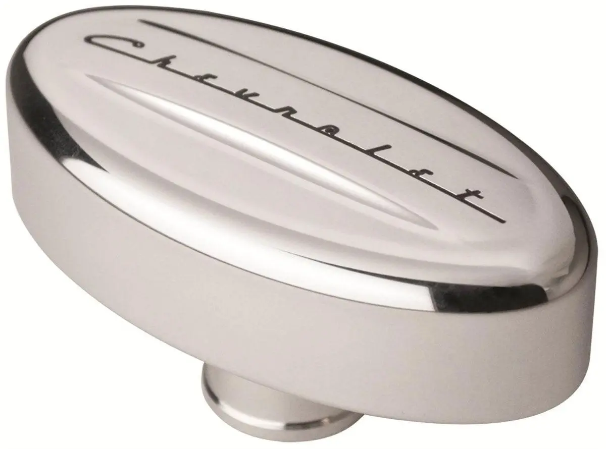 Polished Oval Chevrolet-Branded Valve Cover Breather (Bs20923) 1