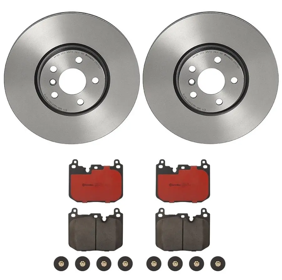 Brembo Kt00330 Rear Disc Brake Pad And Rotor Kit 1