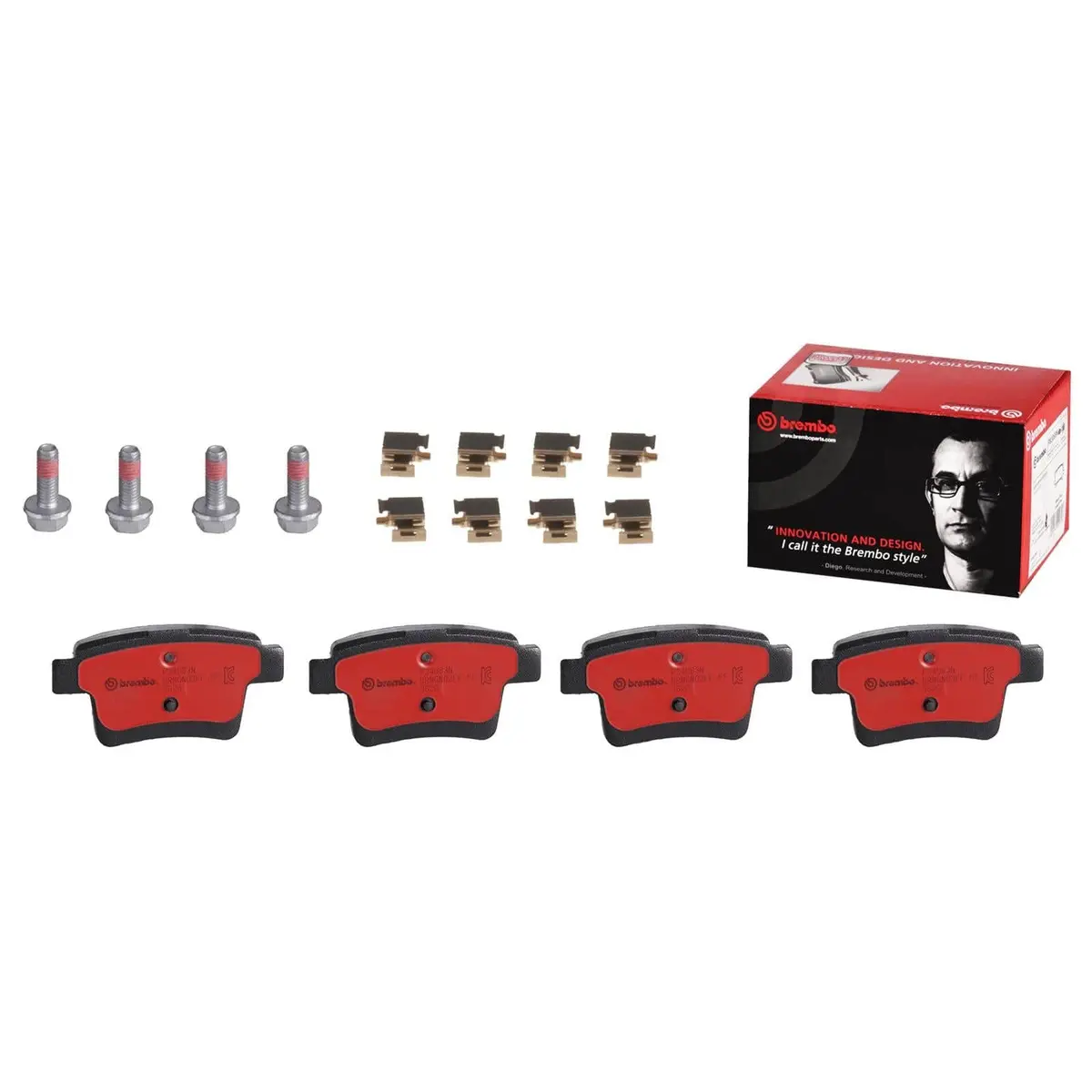 Brembo Kt04210 Brake Pad And Rotor Service Kit 2