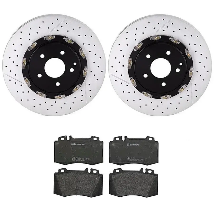 Brembo Kt04251 Front Disc Brake Pad And Rotor Replacement Kit 1