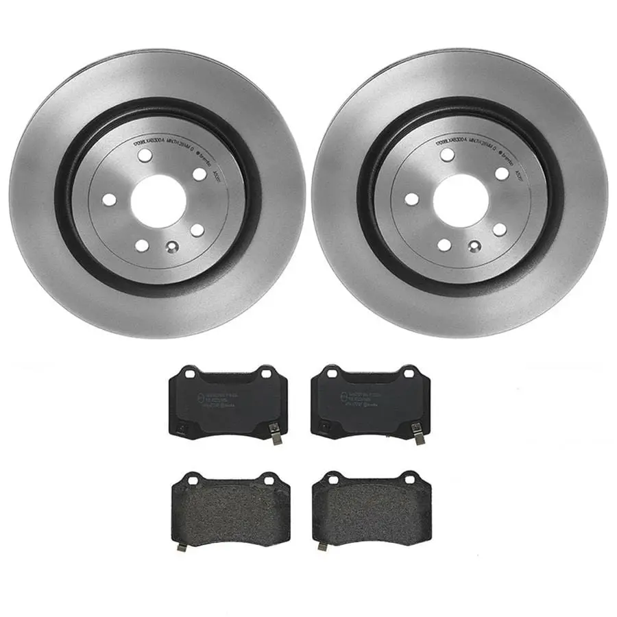 Brembo Complete Brake Kit – Front Disc Pads & Rotors (Kt04347) 1