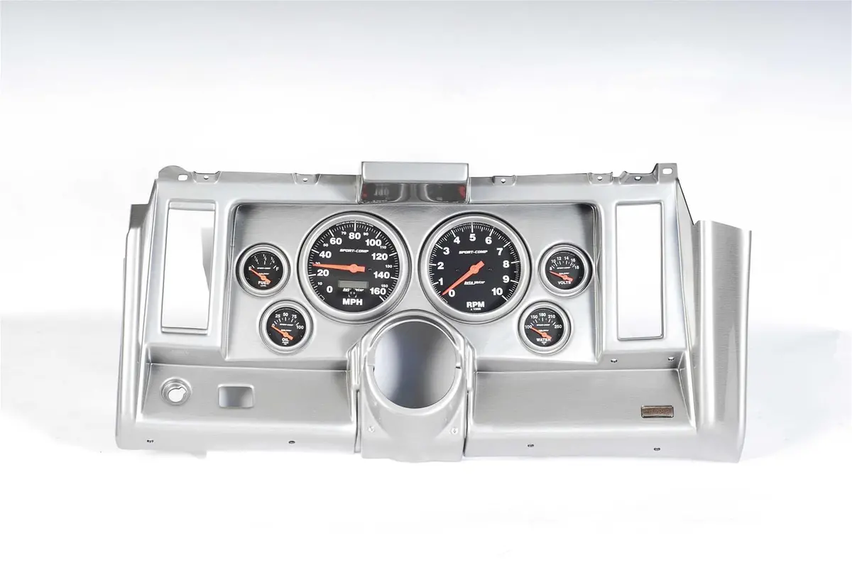 Thunder Road Classic Instrument Cluster With Autometer Performance Gauges 1