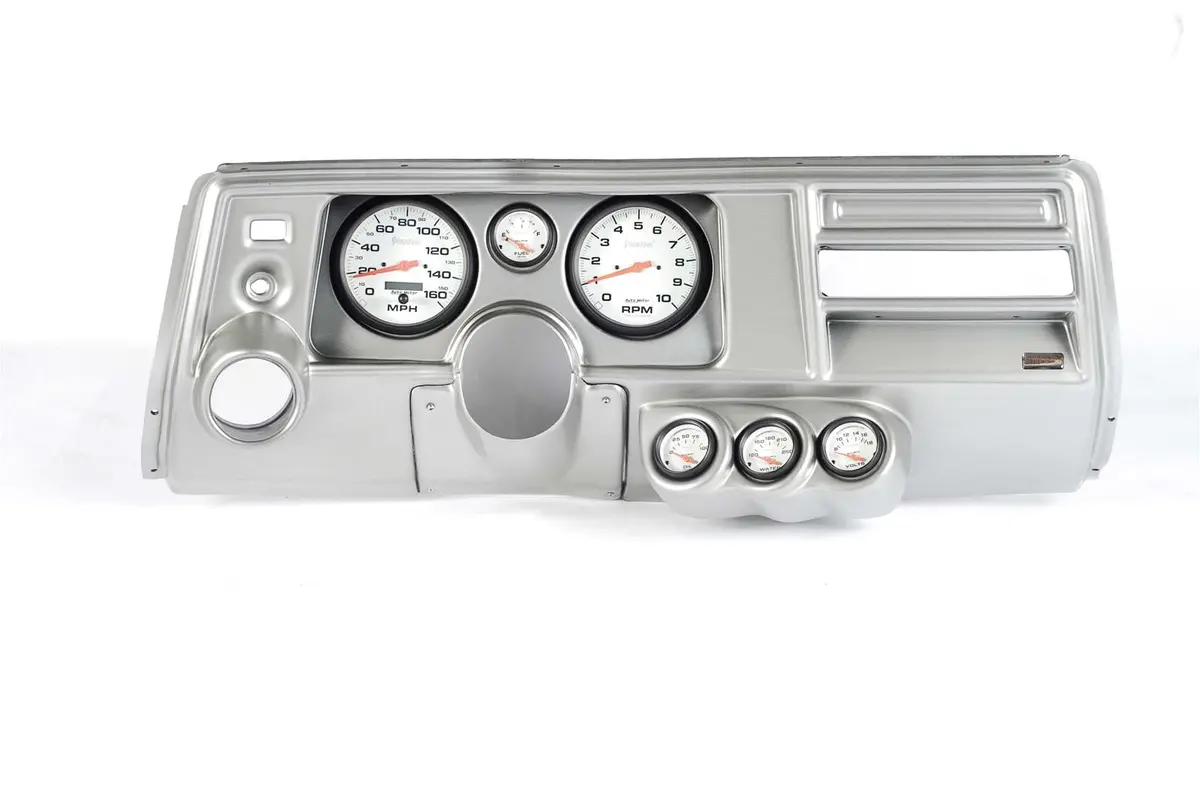 Custom Thunder Road Instrument Panel Featuring Autometer Gauges – Sku 103690422 1