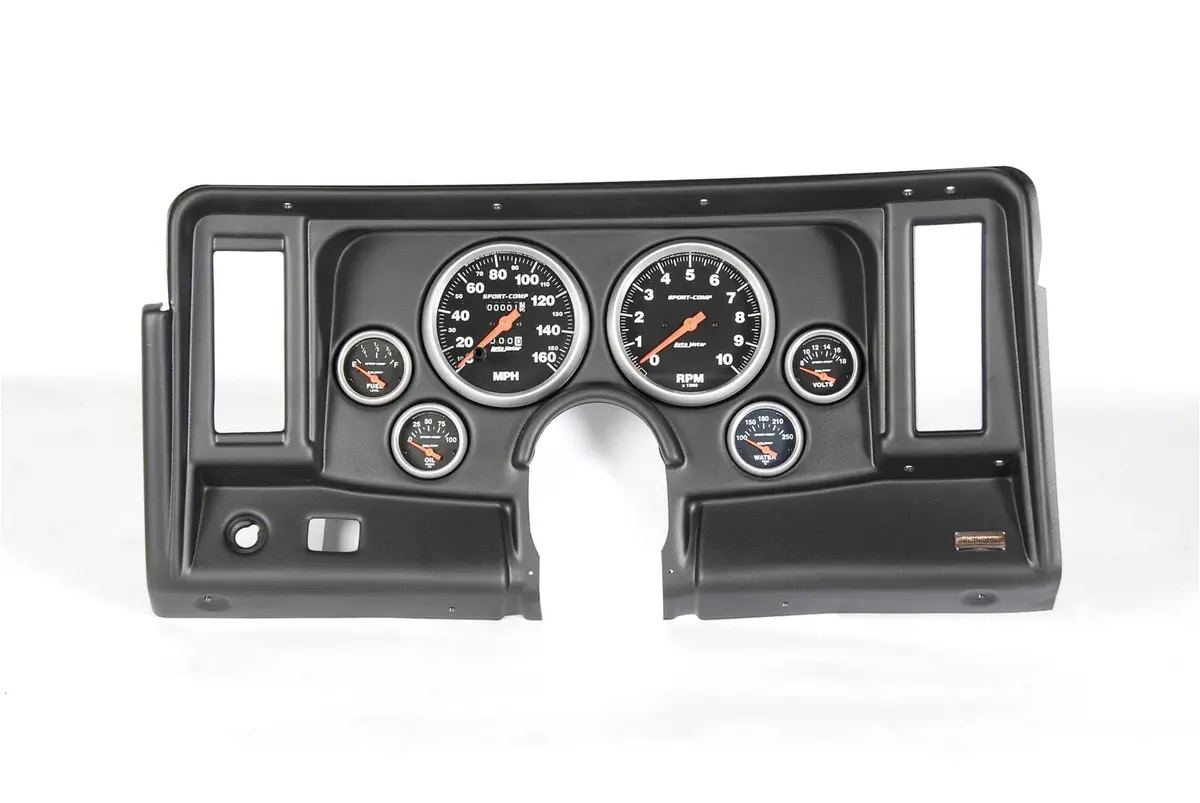 Classic Thunder Road Instrument Panel – Custom Dash With Autometer Gauges (140-62-50014) 2