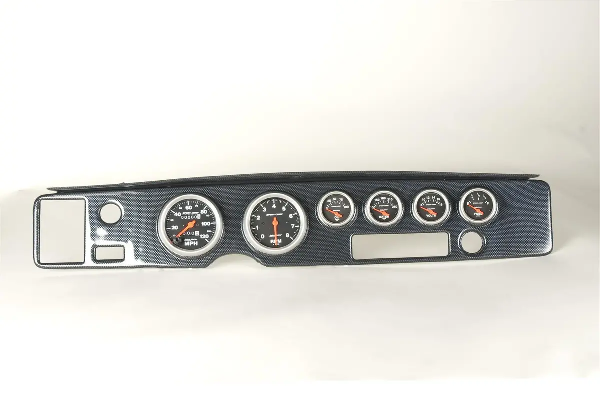 Thunder Road Classic Instrument Cluster With Autometer Gauges (Model 410700113) 1