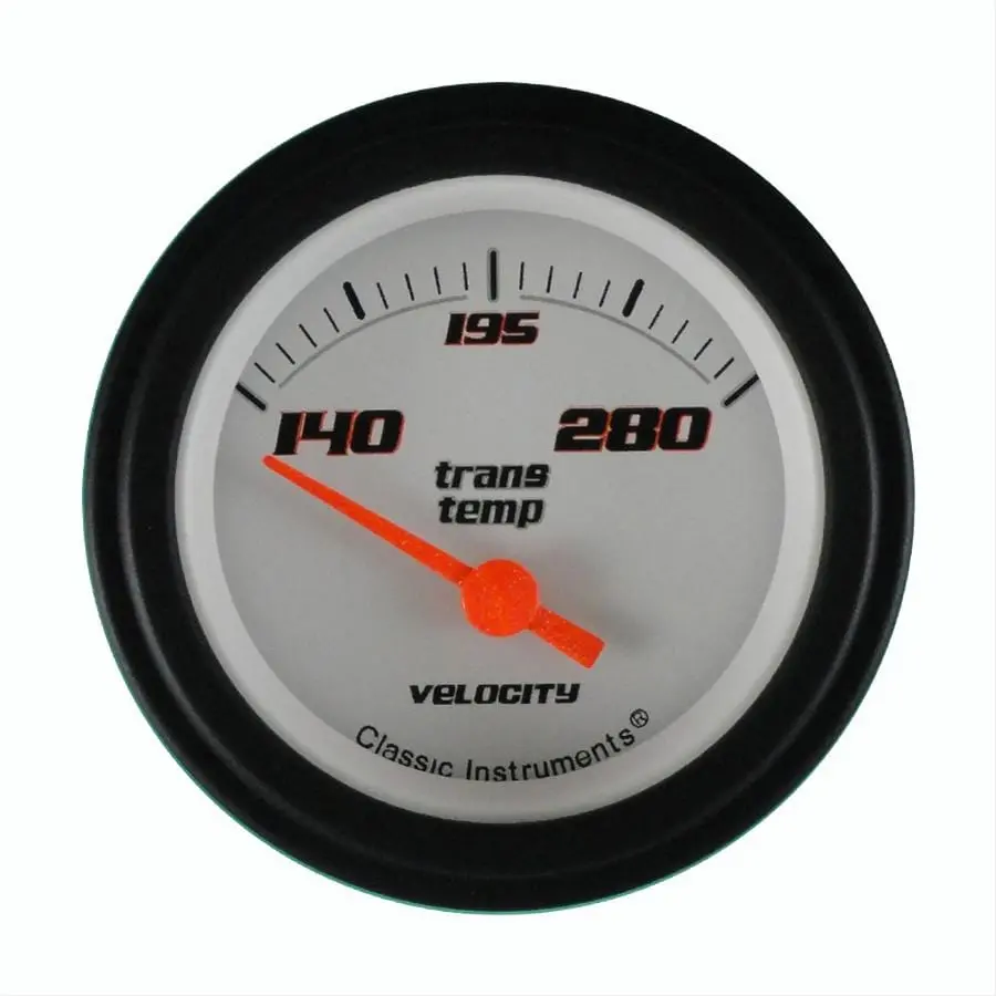 Classic Instruments Vs27Wblf Velocity Series Gauges With White Dial & Blue Lighting 1