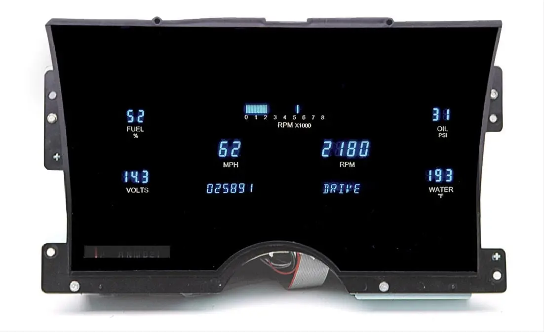 Dakota Digital Vfd3-88C-Pu-U-Z Direct-Fit Led Gauge Cluster For Classic Trucks 2