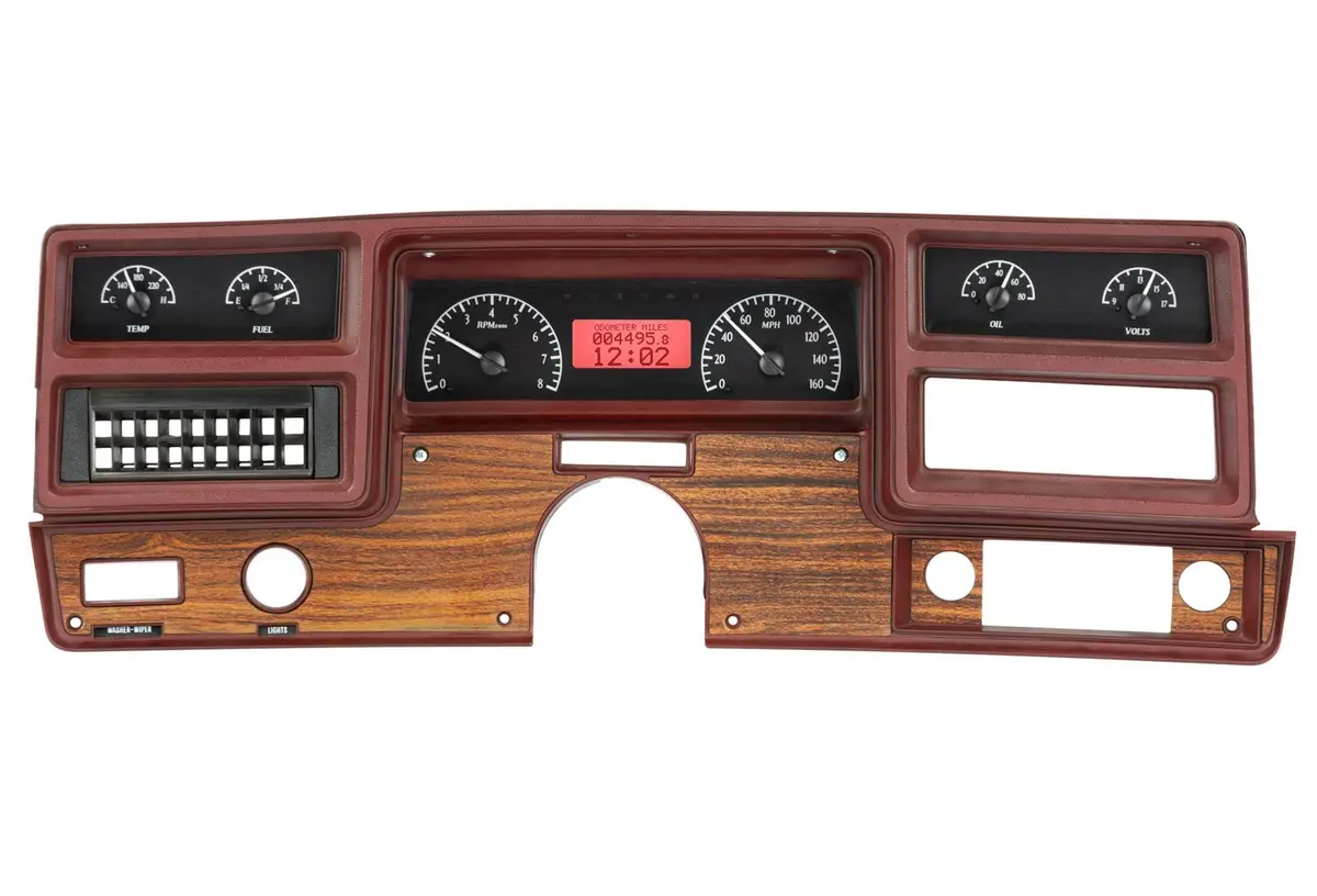 Dakota Digital Vhx Direct-Fit Analog Gauge Cluster – Mhx-73C-Mal-K-R 2