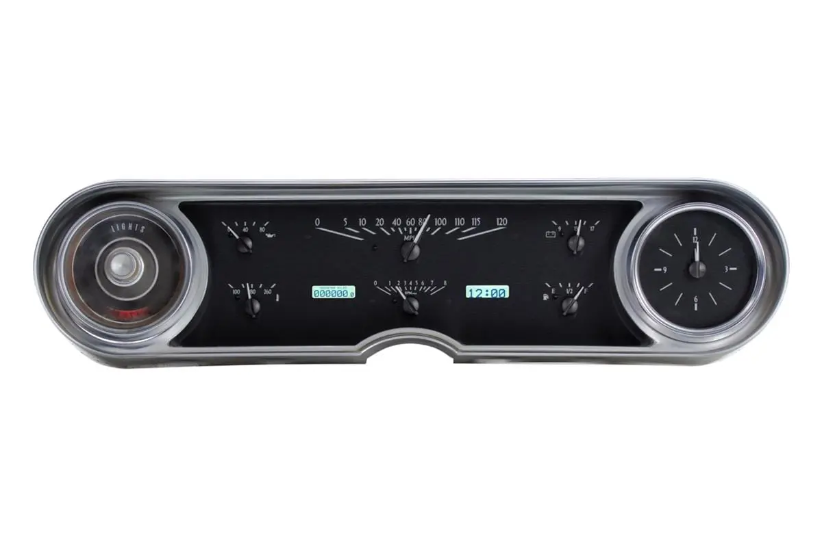 Dakota Digital Vhx-65C Analog Gauge Cluster With Cadillac-Specific Mounting Kit 1