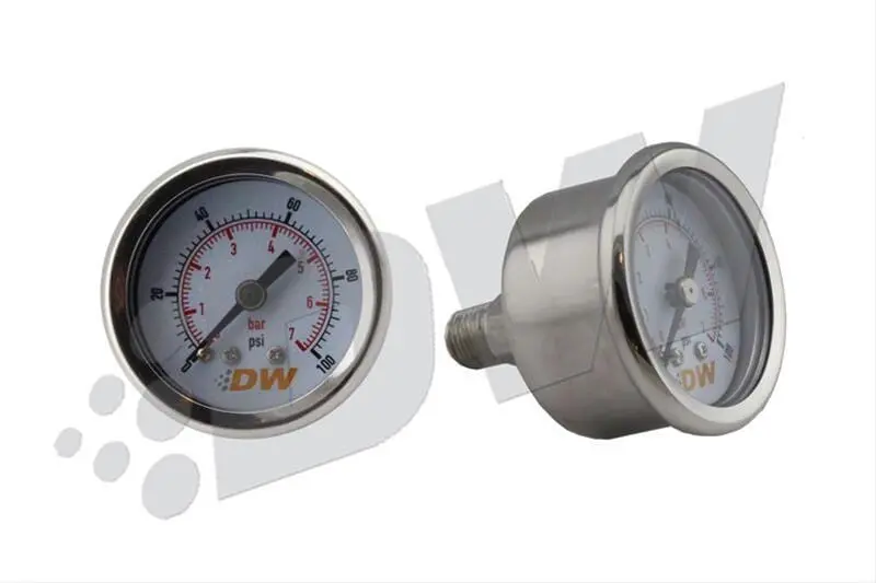 Deatschwerks Analog Fuel Pressure Gauge – 0–15 Psi Range, Mechanical Movement, Dash-Mount Ready 1
