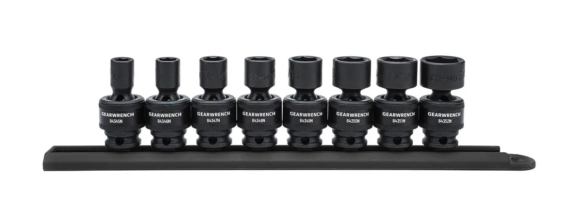 Gearwrench Universal Impact Socket Set – 1/2" Drive, Metric & Sae (84917N) 1