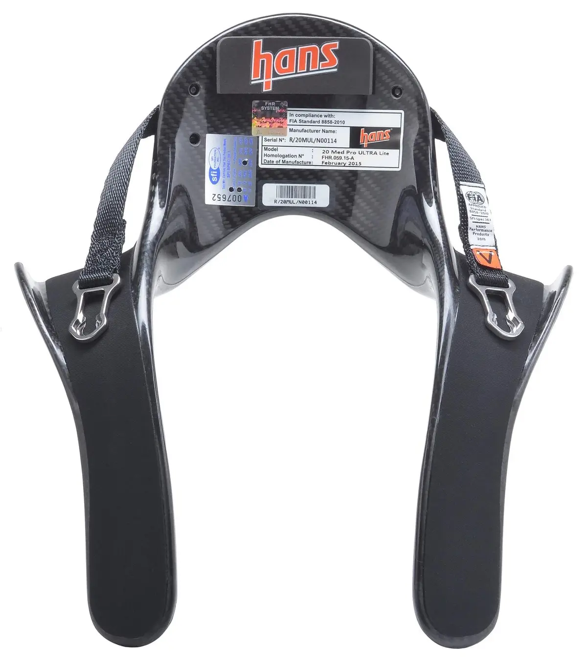 Hans Dk 14246.31 Fia-Certified Pro Ultra-Lite Head And Neck Support Device 1