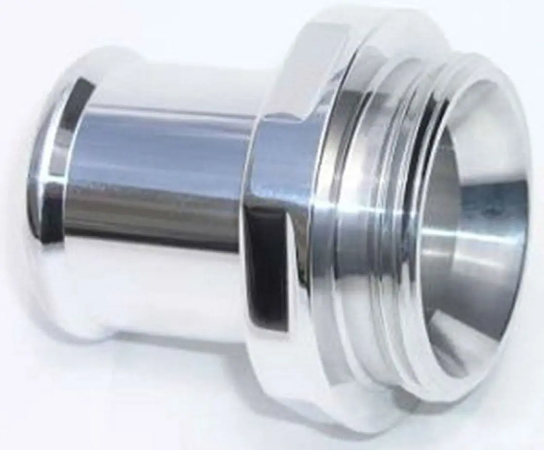 Polished 1.5-Inch Water Neck Fitting With Hose Barb – Mzwn0032U 1