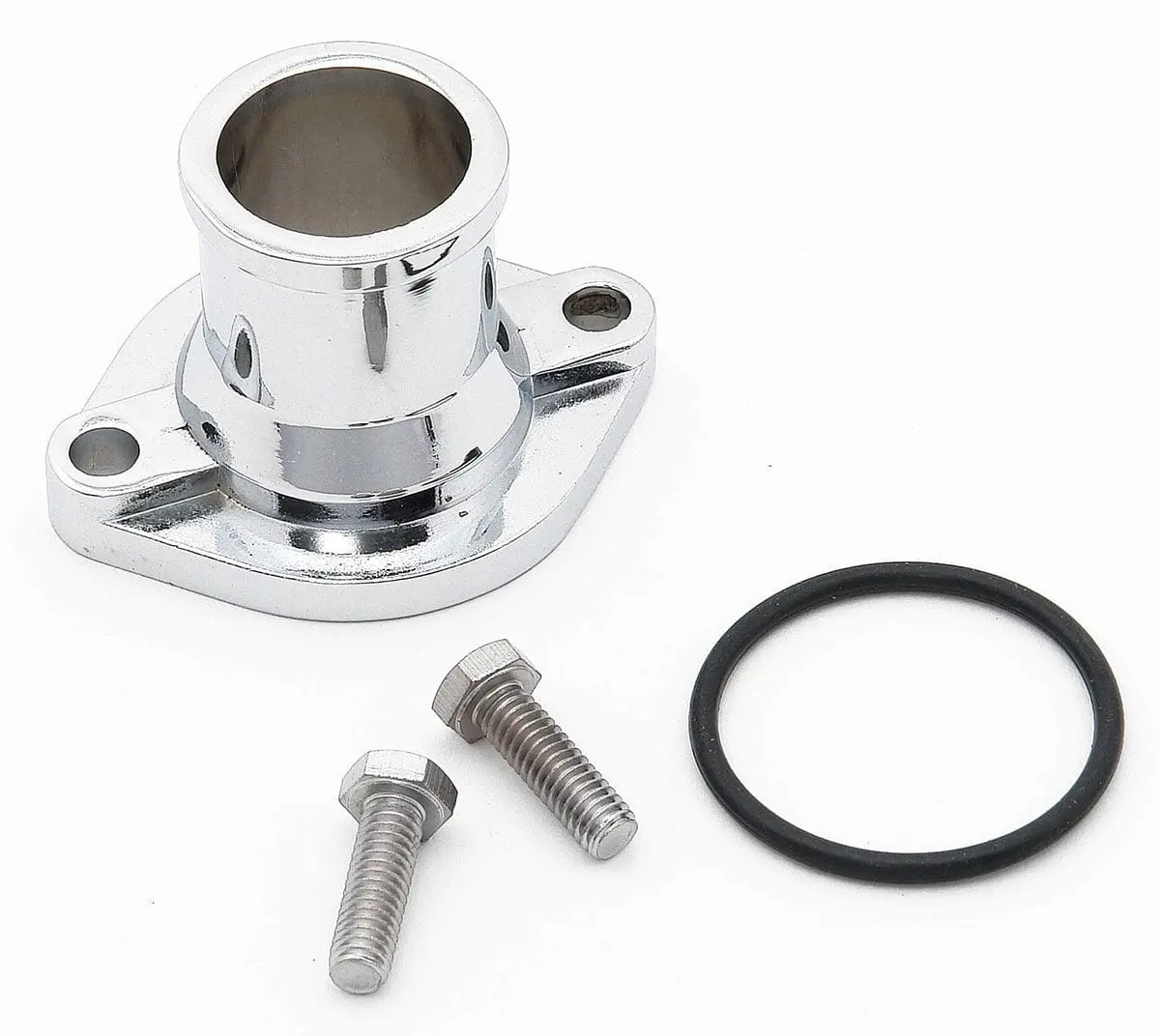 Mr. Gasket Mg2663 Chrome Straight Thermostat Housing – An-Compatible 1