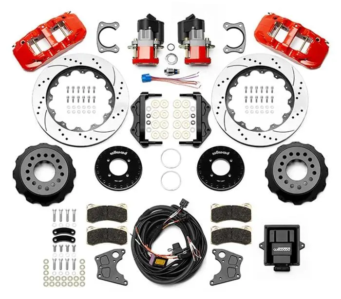 Wilwood Aero4 Rear Electronic Parking Brake Kit – Model 140-16167-Dr 2